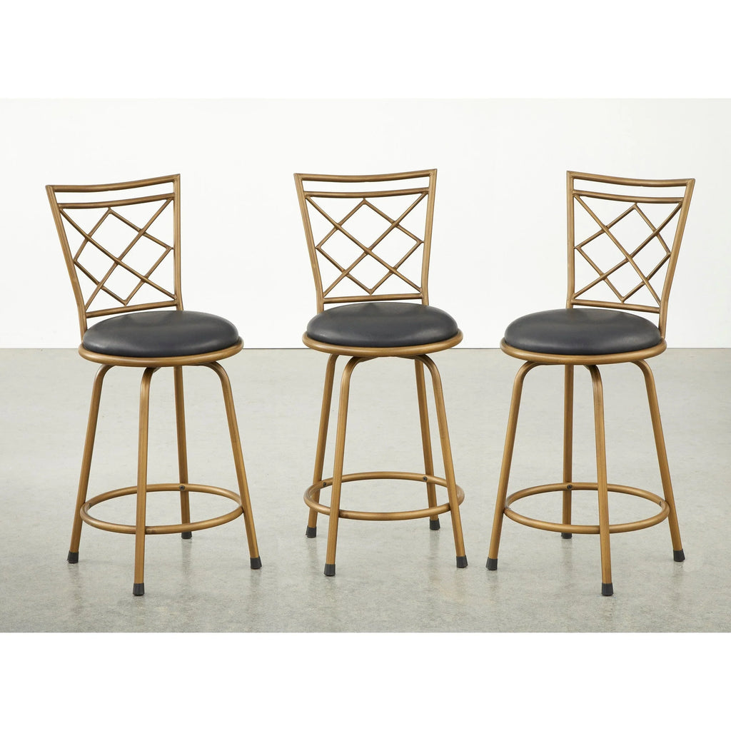 Sgabelli girevoli regolabili in altezza Simple Living Alyssa (set da 3)