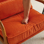 Poltrona imbottita Mid-Century Modern