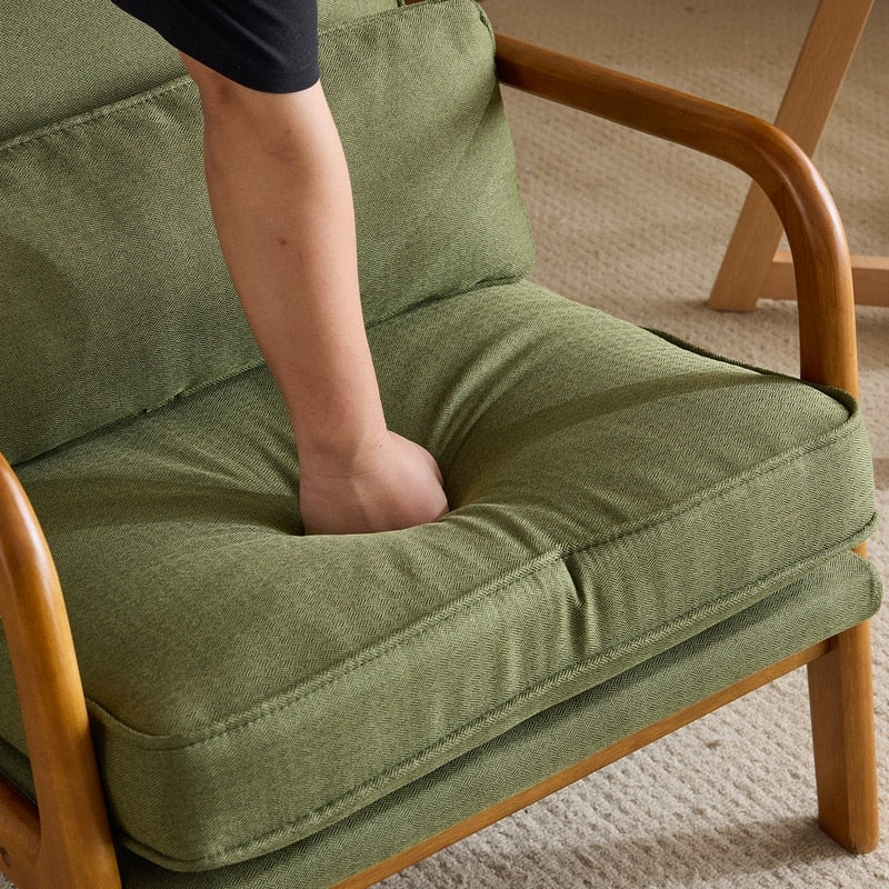 Poltrona imbottita Mid-Century Modern