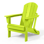 Polytrends Laguna Sedia Adirondack Pieghevole da Esterno per Patio Resistente allo Sbiadimento e alle Intemperie