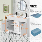 Mobile bagno 30/36/48 Wavy Line con lavabo e rubinetto