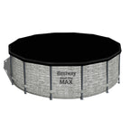 Piscina Fuori Terra Rotonda Bestway Steel Pro MAX con Pompa e Copertura