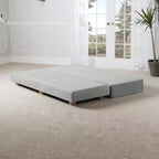 Divano letto / Letto estraibile queen-size - Microvelluto