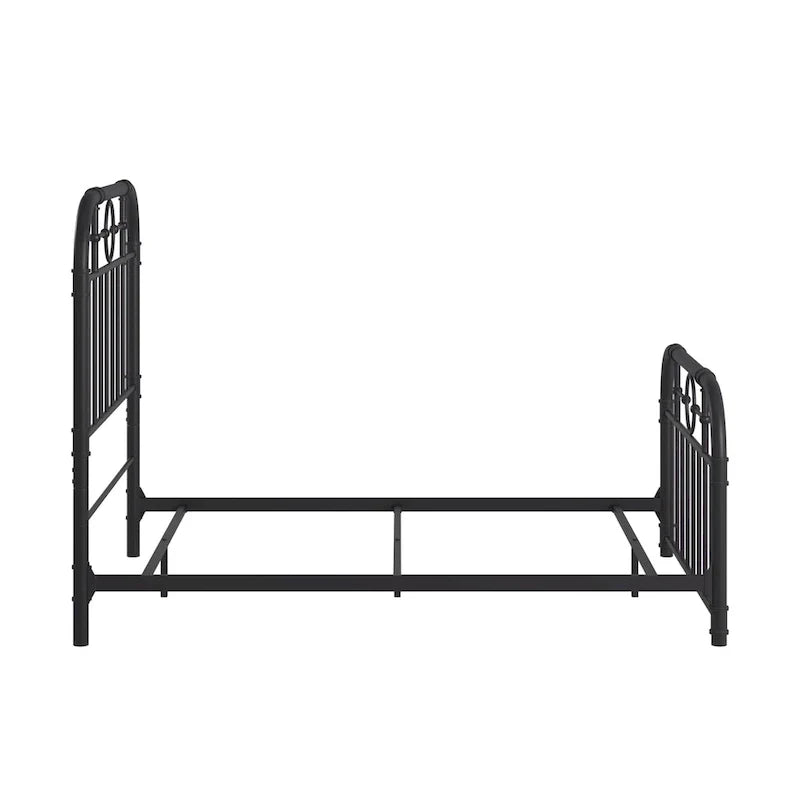 Letto in metallo nero
