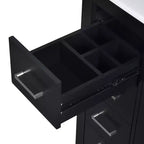 Mobile bagno 30 pollici con lavabo singolo, armadietto e 3 cassetti – Nero / Blu / Verde / Indaco / Bianco