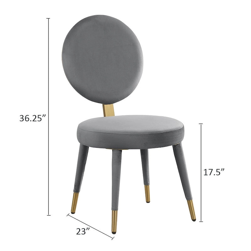 Morden Fort Set da pranzo rotondo moderno di lusso da 5 pezzi con tavolo e sedie