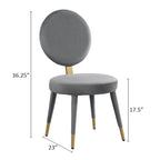 Morden Fort Set da pranzo rotondo moderno di lusso da 5 pezzi con tavolo e sedie