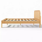 Christopher Knight Home Callahan Letto a piattaforma moderno boho in legno con testiera in rattan