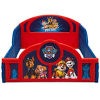 Lettino in plastica per bambini Delta Children Sleep and Play con sponde protettive incorporate - PAW Patrol