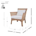 Poltrona accent Rattan Tatum