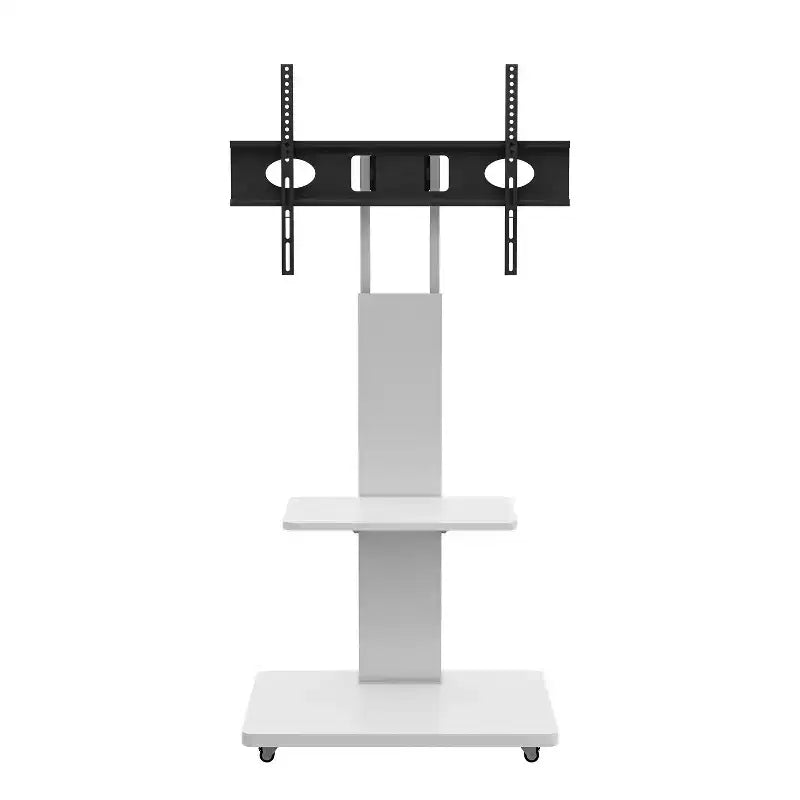 Mobile porta TV per televisori da 32-75 pollici, carrello TV mobile regolabile in altezza con cassetto e ruote per soggiorno, camera da letto, uffici -ModernLuxe