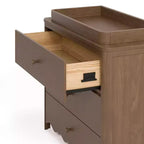 Comodino fasciatoio a 3 cassetti Storkcraft Casablanca con piano rimovibile