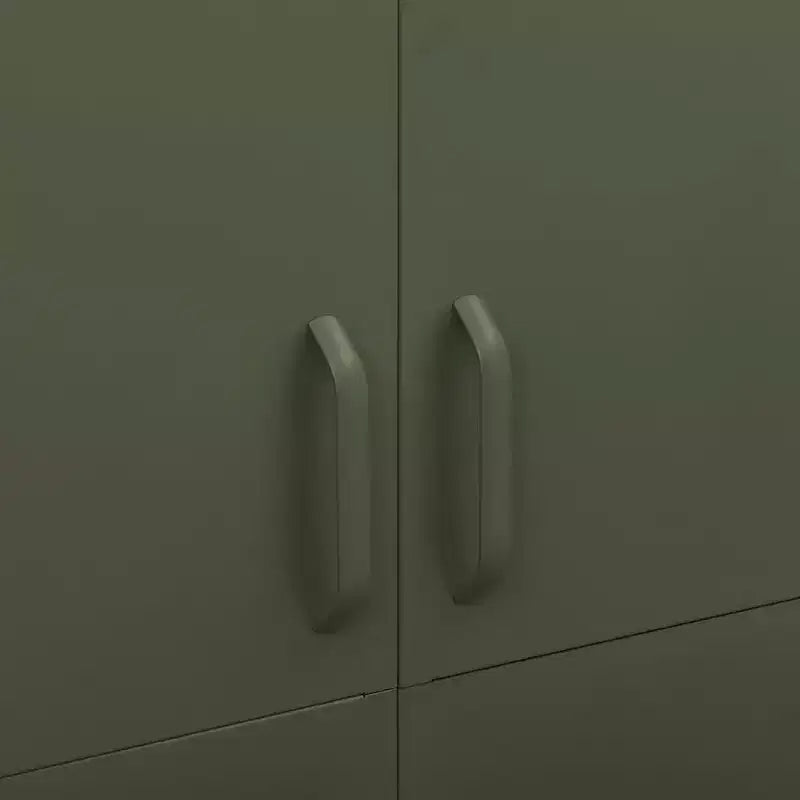 vidaXL Armadio Verde Oliva 90x50x180 cm Acciaio