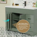 Mobile bagno 30/36/48 Wavy Line con lavabo e rubinetto