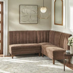 Set Panca Imbottita a Schienale Canaletto 3 Pezzi Kerrington di Lifestorey