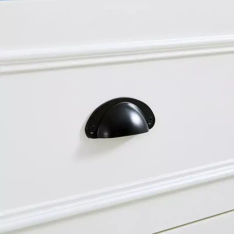 Whisen Armadio Dispensa per Cucina Autoportante Alto 180 cm, Grande Credenza Contenitore per Sala da Pranzo con 4 Ante Pieghevoli, Ripiani, Portabottiglie