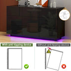 Cassettiera a 9 cassetti per camera da letto con luce