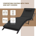 Set di 3 Chaise Lounge da Esterno Kullavik