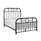 Letto in metallo nero