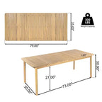 Christopher Knight Home Irene Set da pranzo da esterno rustico a 9 pezzi in legno di acacia con sedie con schienale curvo e cuscini