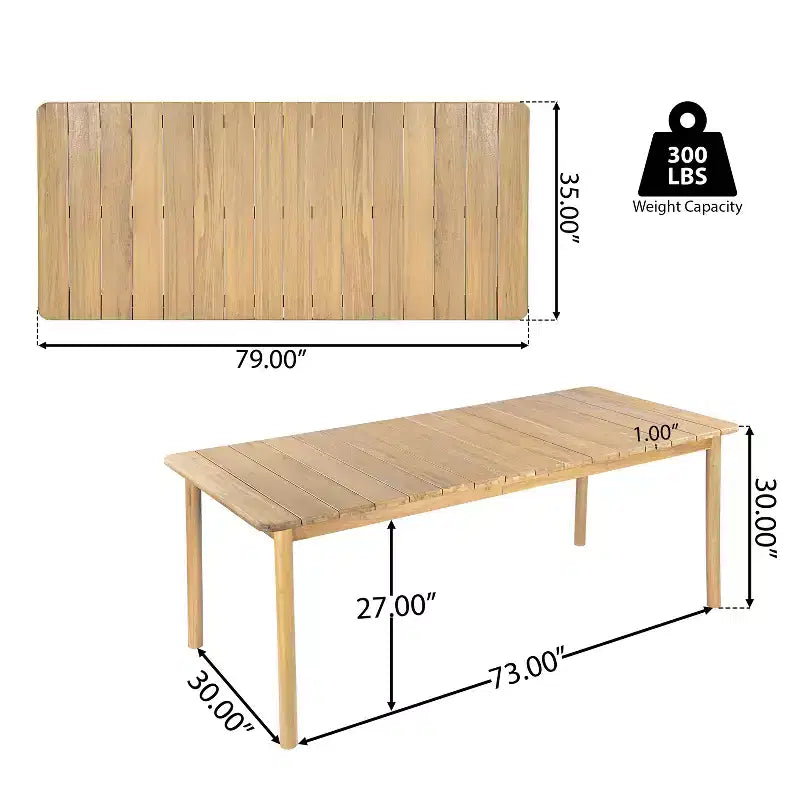 Christopher Knight Home Irene Set da pranzo da esterno rustico a 9 pezzi in legno di acacia con sedie con schienale curvo e cuscini