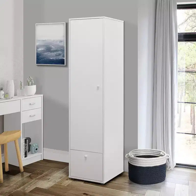Kings Brand Furniture Armadio Corry, bianco