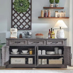 Credenza a Buffet da Fattoria, Mobile Bar per Caffè e Vino per Sala da Pranzo - N/A