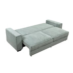 Divano Letto Grande Roomfitters con Contenitore, Divano Moderno a 3 Posti, Divano Imbottito per Piccoli Spazi