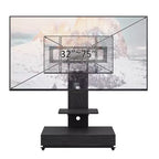 Mobile porta TV per televisori da 32-75 pollici, carrello TV mobile regolabile in altezza con cassetto e ruote per soggiorno, camera da letto, uffici -ModernLuxe