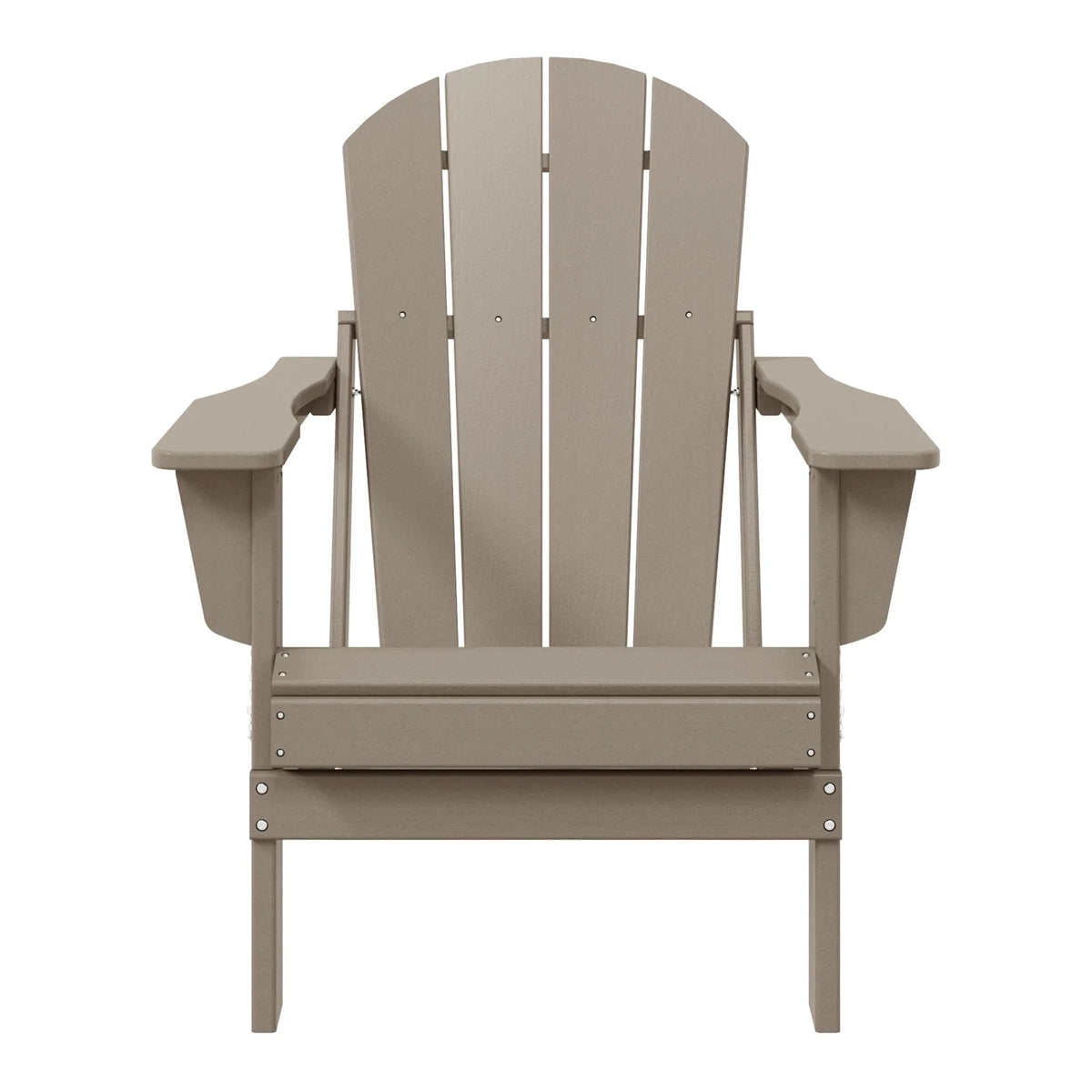 Polytrends Laguna Sedia Adirondack Pieghevole da Esterno per Patio Resistente allo Sbiadimento e alle Intemperie
