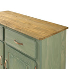 Credenza in legno verde