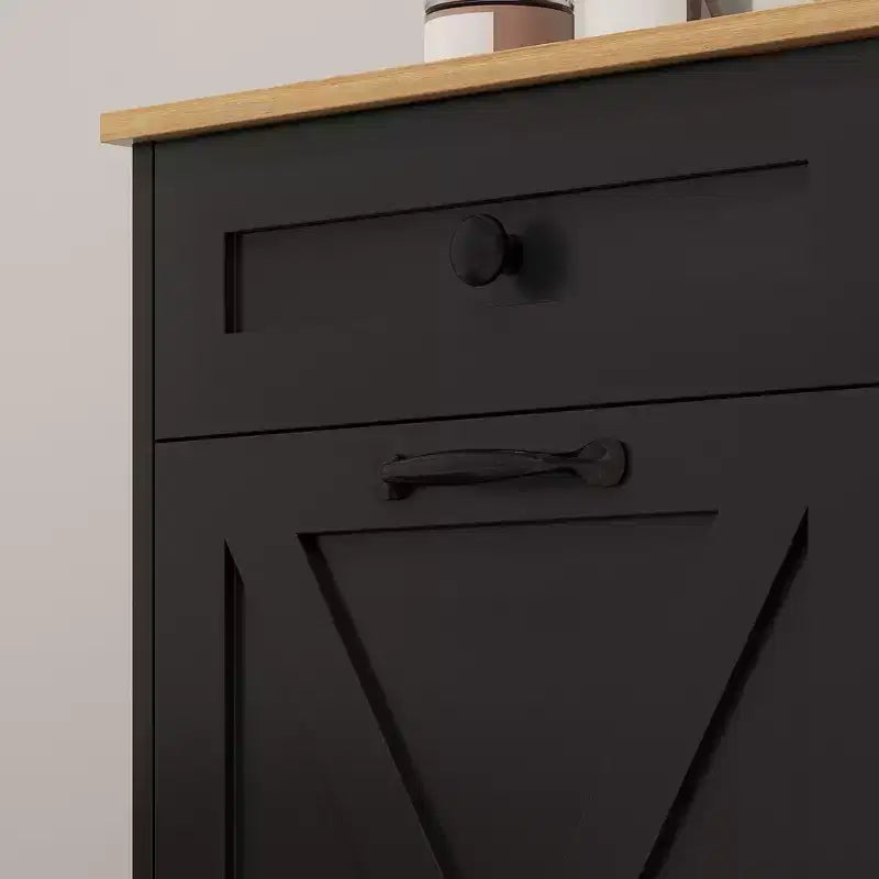 HOMCOM Mobile Contenitore da Bagno Salvaspazio con Cesti per la Biancheria Inclinabili, 2 Cesti Rimovibili e 2 Cassetti