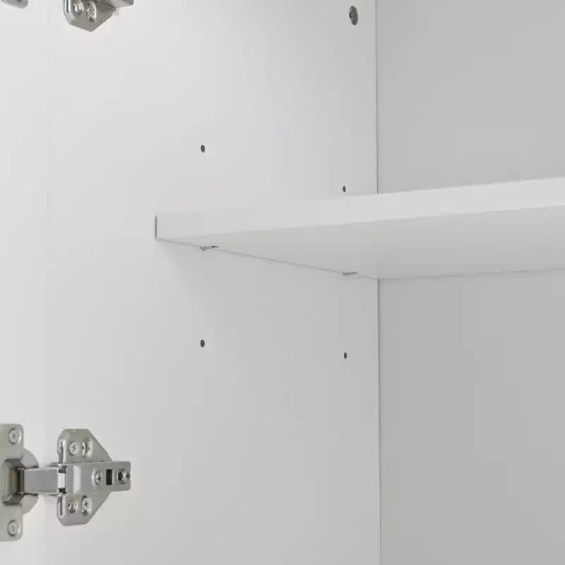 Dispensa da cucina indipendente 77H, armadio contenitore in stile rustico con ripiani regolabili, ripiani sulla porta, cassetti e portabottiglie - ModernLuxe