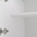 Dispensa da cucina indipendente 77H, armadio contenitore in stile rustico con ripiani regolabili, ripiani sulla porta, cassetti e portabottiglie - ModernLuxe