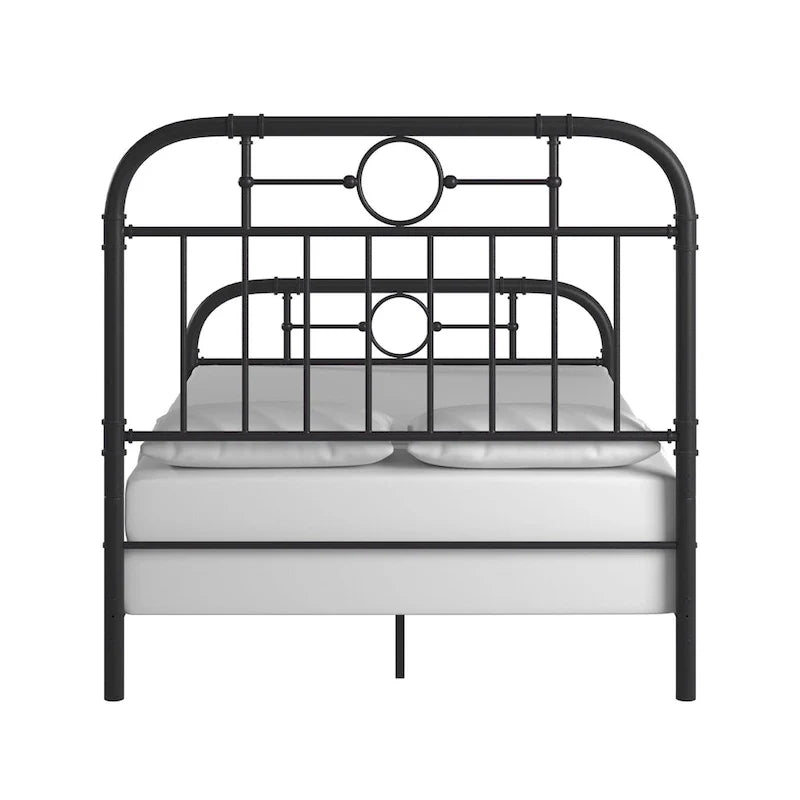 Letto in metallo nero