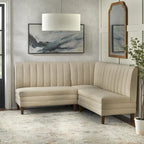 Set Panca Imbottita a Schienale Canaletto 3 Pezzi Kerrington di Lifestorey
