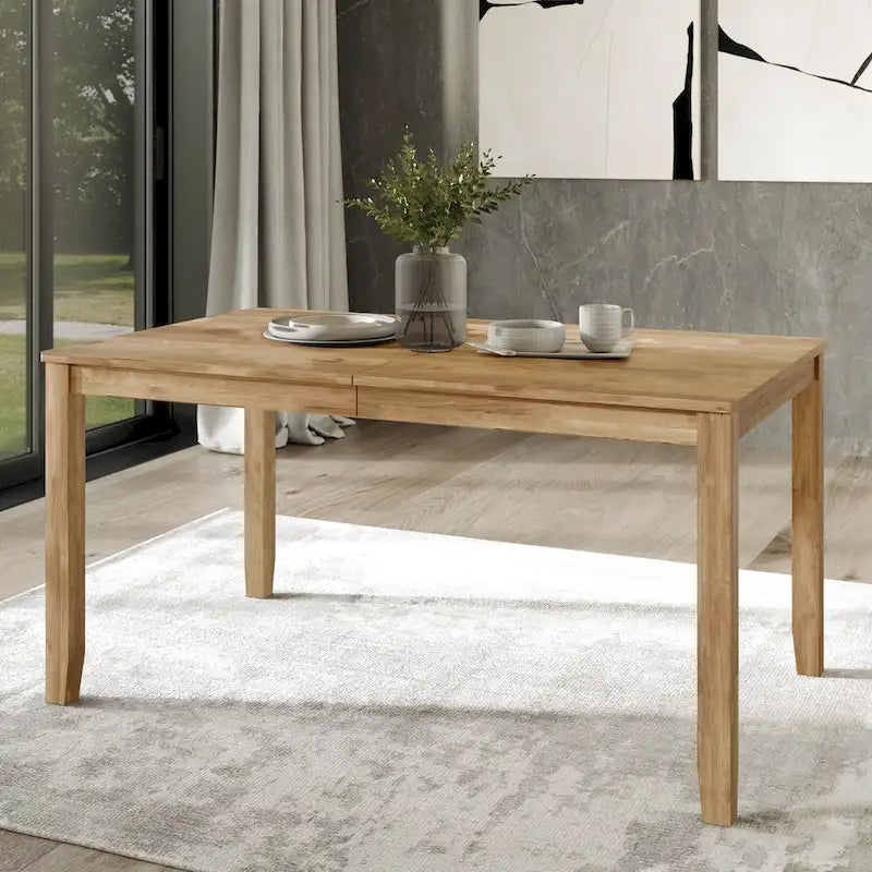 Set da pranzo classico in legno a 7 pezzi CraftPorch