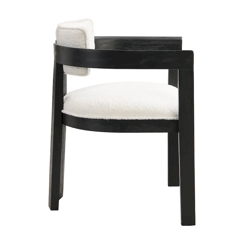 Sedia da pranzo moderna e sofisticata Conrad con braccioli di Christopher Knight Home