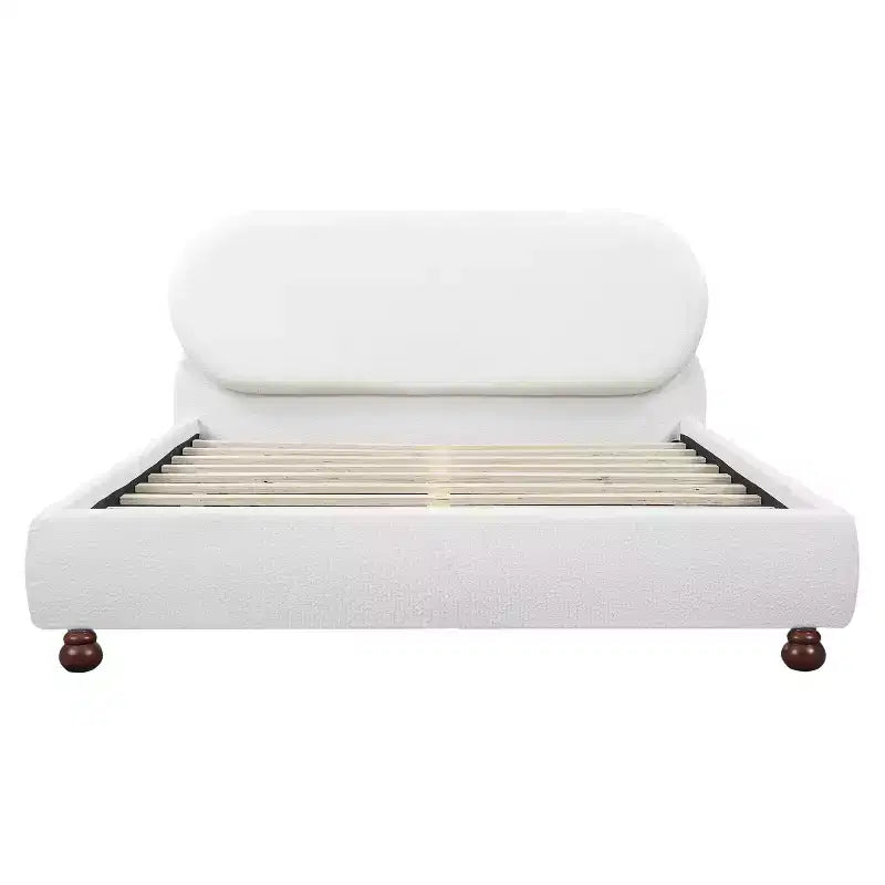 Christopher Knight Home Matteo, letto imbottito moderno in gomma boucle