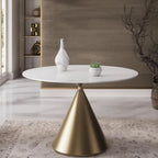 Morden Fort Set da pranzo rotondo moderno di lusso da 5 pezzi con tavolo e sedie