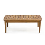 Salotto da esterno a 4 posti in legno di acacia Willowbrook di Christopher Knight Home