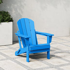 Polytrends Laguna Sedia Adirondack Pieghevole da Esterno per Patio Resistente allo Sbiadimento e alle Intemperie