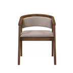 Christopher Knight Home Simon Set da pranzo 5 pezzi in legno di gomma stile Mid-Century moderno con sedie imbottite in bouclé