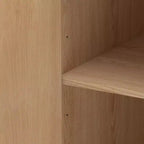 Armadio Guardaroba a 8 Ante di Grande Capacità, Alto 180 cm, con Asta Appendiabiti, Ripiani Regolabili e Ante Decorative in Rattan