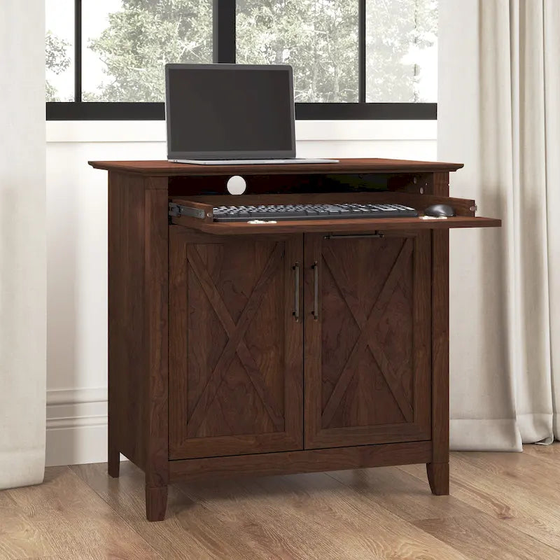 Scrittoio Key West con mobiletto di Bush Furniture