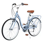 Bicicletta da donna Zeus & Ruta 24 pollici con 7 velocità e telaio in acciaio