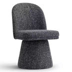 Set di 6 sedie da pranzo moderne senza braccioli girevoli a 360° con base a piedistallo, eleganti sedie d'accento per cucina, sala da pranzo o ufficio-Panipeachy