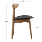 Set da pranzo affusolato in rovere danese norvegese di iNSPIRE Q Modern