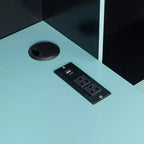 Daybed da gioco completo/queen size con testiera libreria, luci LED, scrivania integrata, cassetti e stazione di ricarica