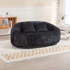 GDFStudio - Divano Pigro a 2 Posti Laurel Chenille con Schiuma ad Alta Densità e Comfort Extra Large